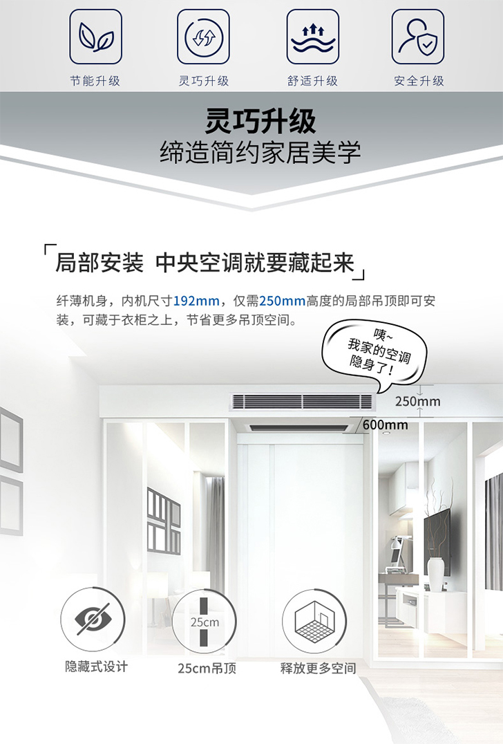 日立UX系列变频风管机