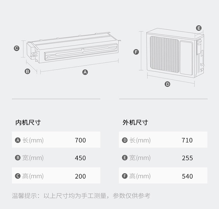 格力C1系变频风管机