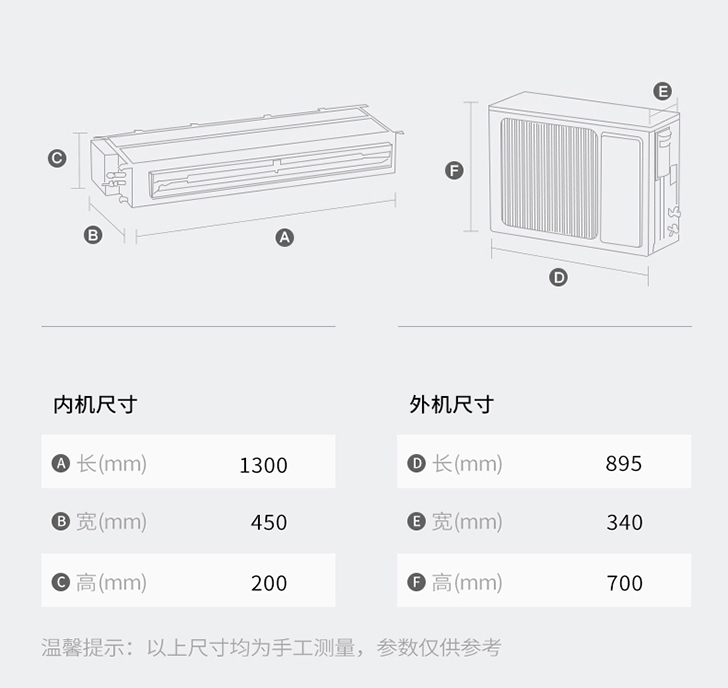 格力C1系变频风管机