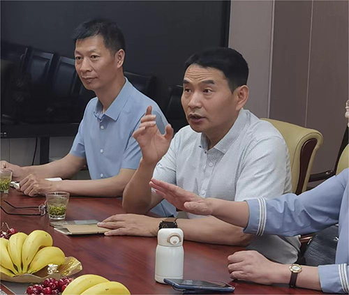 江苏省家电协会莅临江苏科宁集团对话工匠候选人杨森同志