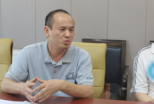 江苏省家电协会莅临江苏科宁集团对话工匠候选人杨森同志